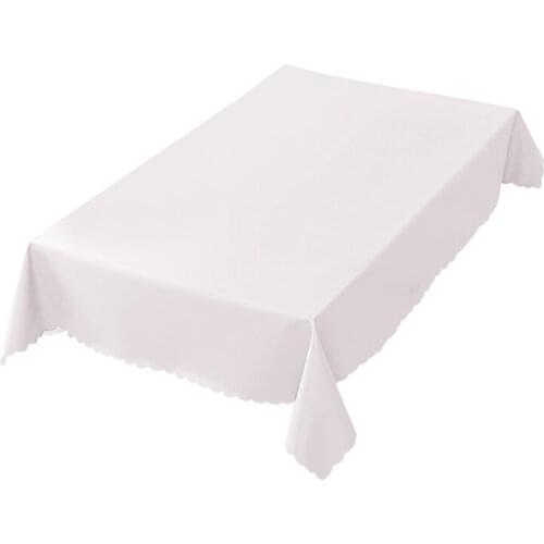 Heavy Duty Vinyl Tablecloth,Waterproof&Oil-Proof Solid Color Washable