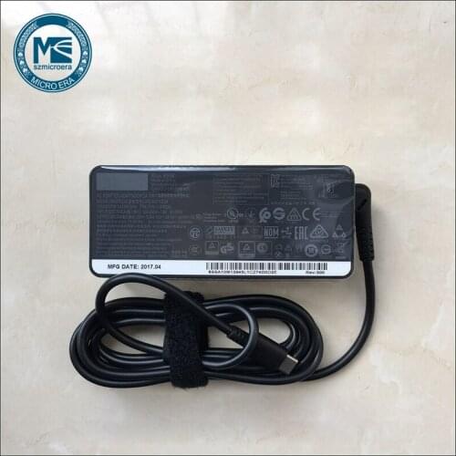TYPE-C laptop charger adapter power supply 65W for ThinkPad X1 carbon 2017 2018 yoga X260