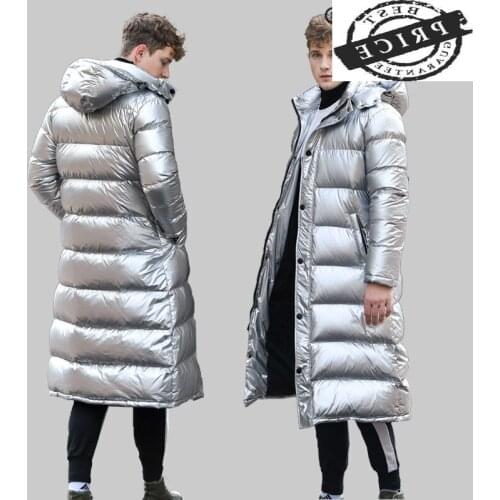 Streetwear Mens Down Jacket Fashion Brand 20% Thick Duck Down Jacket Man Clothes Long Warm Down Coat Parka Hiver 2021101