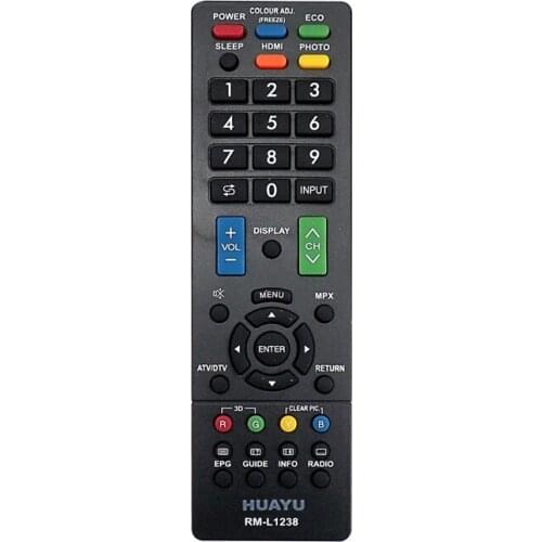 Universal Remote Control For LCD LED TV HD Plasma RM-L1238 Replacement For SHAP