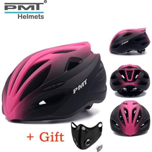 PMT Bicycle Helmet Ventilate Ultralight Cycling Helmet Integrally-Molded Breathable Mountain Road MTB Bike Helmet Men Women