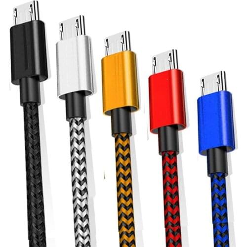 1/2/3m Micro USB Cable Charger Charging Wire Cord for huawei honor 9 lite 9i 8 lite 2 8x max 7 7c 7a pro 7x 6a 6 plus LG Nylon