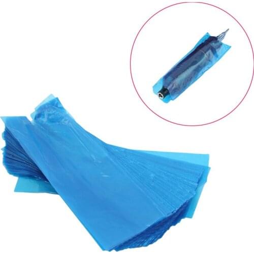1Set Plastic Blue Tattoo Machines Bag Professional Tattoo Accessory For Tattoo Machine Supply Disposable Tools