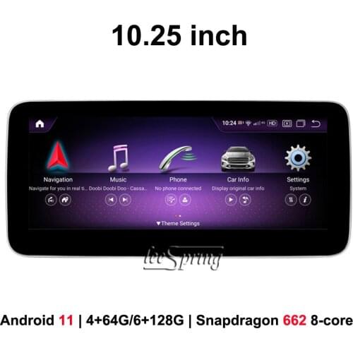 10.25 inch Android 11 Car Multimedia player for Mercedes Benz GLC 253 X253 2016-2019 NTG5.0