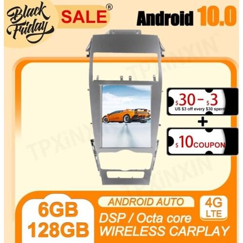 128GB Android 10 Tesla Style for Lincoln MKZ MKZ 2 2013 - 2020 Carplay GPS Car Navigation Multimedia Video Player Stereo Radio