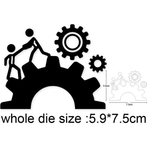 2020 new Craft dies Children Doll Gear Metal Cutting Dies Stencils for DIY Scrapbooking dies Embossing Album Paper Cards Making