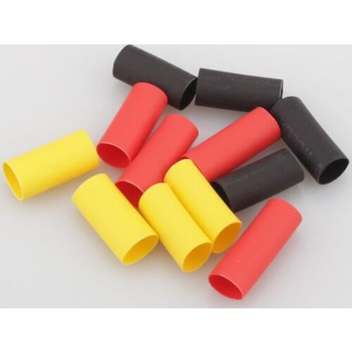 24pcs Set Polyolefin Shrinking Assorted Heat Shrink Tube Wire Cable Insulated Sleeving Tubing 7MM OD 15MM long