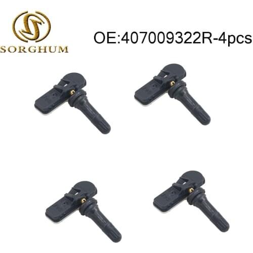 4pcs Tire Pressure Sensor 433MHZ TPMS Fits For Dacia Duster Lodgy Sandero 407009322R