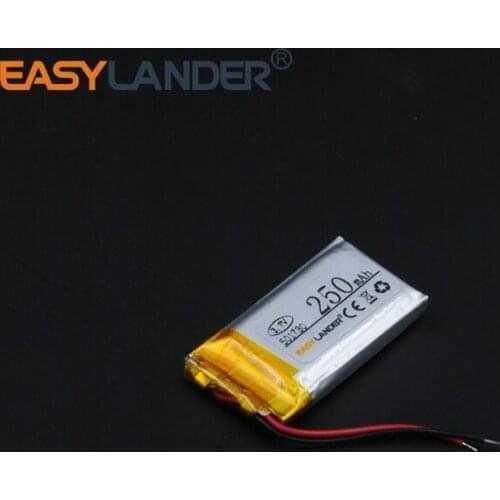 501730 3.7V 250mAh Rechargeable Lithium Li Polymer Battery For Bluetooth Headset Mouse Bracelet Wrist Watch 051730 Small cell