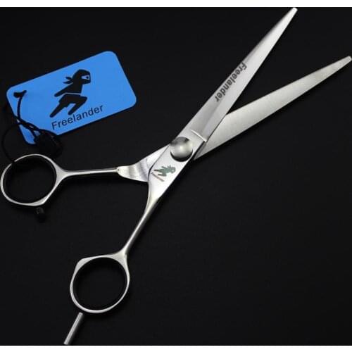 7'' Hair Scissors Professional Barber Shop Hairdressing Styling Tool Regular Flat Right-hand Hair Cutting Scissor pet grooming