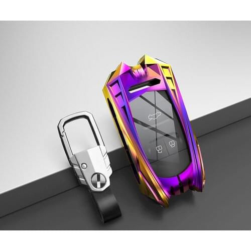 Mecha CAR KEY CASE KEY COVER KEY Bag For Chery Tiggo Arrizo Smart Remote Key 3 Button Case Holder Car Interior Accessory