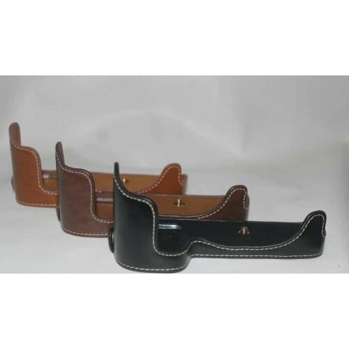 Pu Leather Protect Camera Half case Bag Grip for Canon Eos 80d 90d