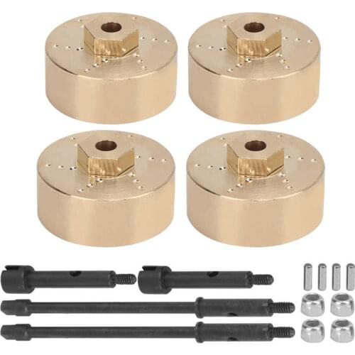 RC toy for kids Durable Brass Counterweight + Widened Axle Set for Axial SCX24 90081 1/24 RC Car Parts