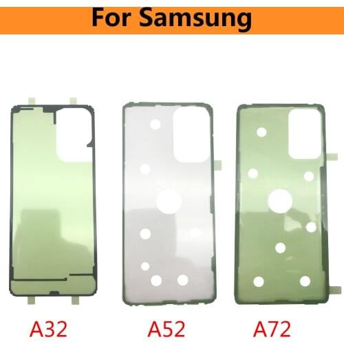 5pcs Back Battery Cover Door Sticker Adhesive For Samsung A20S A21S A30S A41 A51 A71 A32 A52 A72 Housing Battery Cover Glue Tape