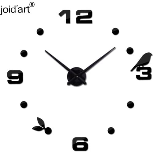 Special Offer New Sale Clock Wall Clocks Reloj De Pared Horloge Watch Large Decorative Acrylic Mirror Quartz Living Room