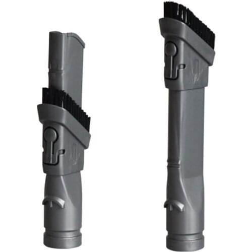 Flat Nozzle Brush Suction Head For Dyson V6 DC30 DC34 DC52 Vacuum Cleaner Spare Parts Accessories 2 In 1 Brushes,2 Pack