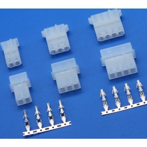 5set 2p-4p 8981/TJC10 5.08mm IDE HDD Power connector 50800 male + female with terminal for PC/computer