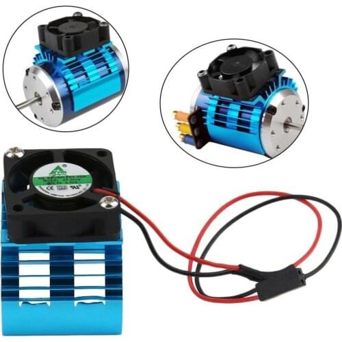 RC 540 3650 Motor Heatsink Cover Cooling Fan for TAMIYA TT-02 TT-01 HPI HPS 1/10 RC Drift Car