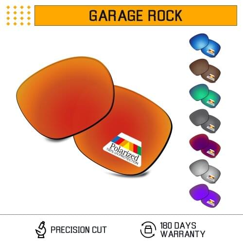Bwake Polarized Replacement Lenses for-Oakley Garage Rock OO9175 Sunglasses Frame - Multiple Options