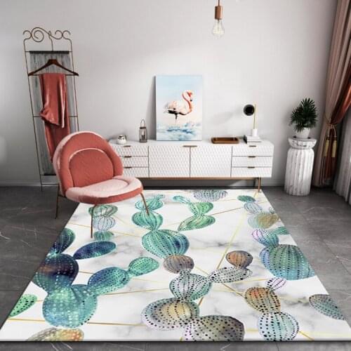 Super Sizes Living Room Carpet Coffee Table Floor Mats Machine Washable Rugs Bedroom Carpet New Design Geometric Style Sofa Rugs
