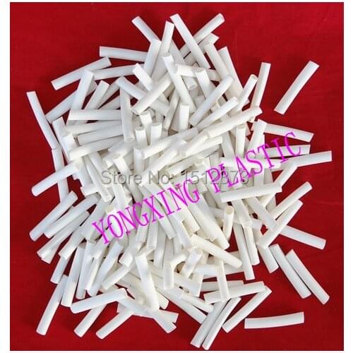 500pcs /lot 3.5mm 3cm length pvc heat shrink tube ratio 2:1 sleeving