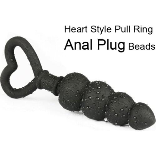 Waterproof Fetish Pull Ring Sex Beads Anal Butt Plug Backyard Anal Sex Toys For Women Or Man Gay Adult Sex Game Products