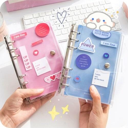 Yisuremia 96 Sheets Kawaii Loose-Leaf Agenda 2021 Planner Notebook Schedule Diary Scrapbook Notepads School Office Stationery