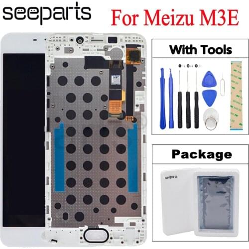 5.5" For MEIZU M3E LCD Display Touch Screen Digitizer Assembly Meilan E For Meizu M3E LCD Replacement Parts+Tools Black/White