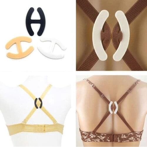 1/3/5/9pcs Sexy Oval Cleavage Control Clips Hide Bra Strap Buckle Adjust Converter
