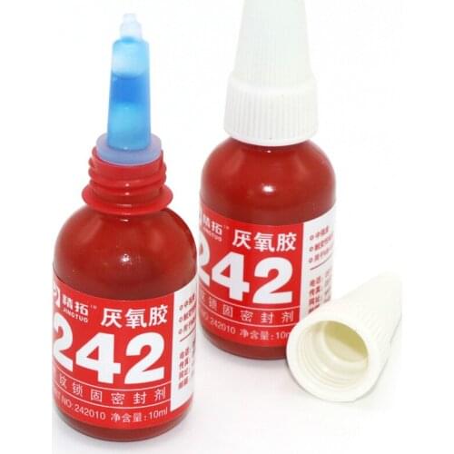 10pcs/lot 242 Glue Screw Glue Blue Glue Anaerobic Adhesive for DIY RC Helicopter