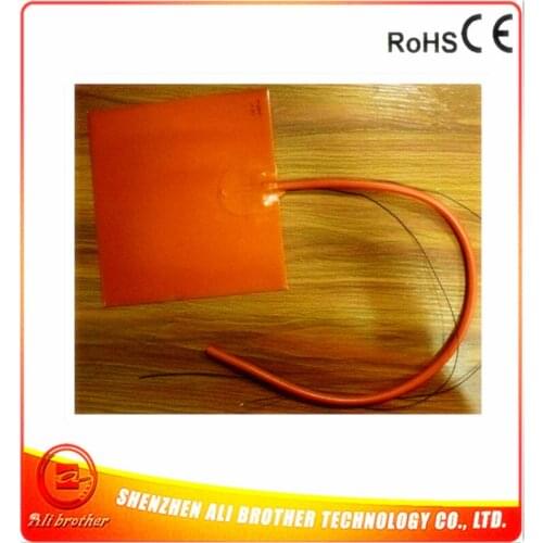 12v 200mmx200mm 150w Silicone Heated Bed With Adhesive and 100K Thermistor