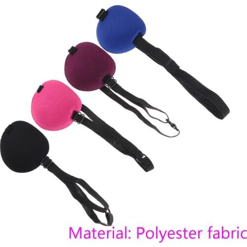 2021 High quality Medical Use Concave Eye Patch Goggles Foam Groove Washable Eyeshades Adjustable Strap Multi Style