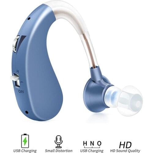 Wireless Elderly Earphone Aids Rechargeable Hearing Aid Portable Sound Amplifier Ear Instrument Deafness Device Mini Hearing