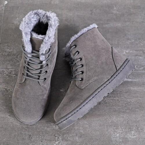 Zapatos de hombre 2020 Winter Men Boots suede Leather Men Shoe Waterproof Ankle Snow Boots Lace-Up Rubber Working Shoes