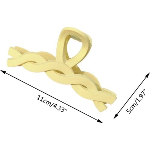 H9ED Colorful Hair Clips Large Hair Claws Matte Candy Color Non Slip Stronghold Barrettes Fashion Hair Styling Accessories