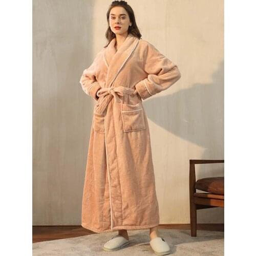 EPIPHLULU Women's Fleece Robes