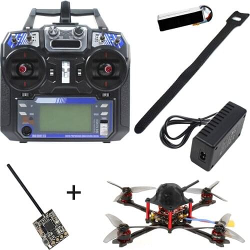 FEICHAO T143 FPV Quadcopter Kit Carbon Fiber 143mm FPV 5000kv Motor Transmitter 1200TVL Camera ARF For Racing Drone