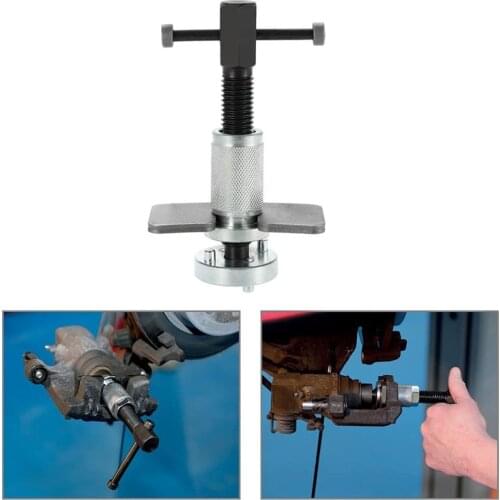 Brake Caliper Piston Rewind Tool Right Handed Thread Compression Dual Pin Break Caliper Piston Rewind Tool for Disk Brake Pad