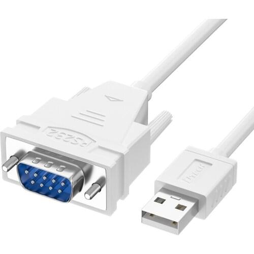 Dtech USB 2.0 to RS232 DB9 Serial Cable Male A Converter Adapter with Dual Chips for Windows 10, 8.1, 8, 7