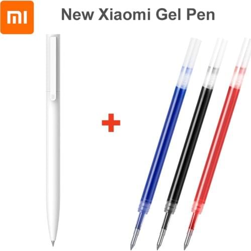 Original Xiaomi Gel Pen MI Pen 9.5mm No Cap Bullet Pen Black Pen PREMEC Smooth Switzerland Refill MiKuni Japan