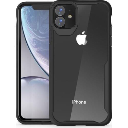 Luxury Slim TPU Acrylic Back Cover for iPhone 11 Pro 2019 Smartphone Transparent Phone Cases for iPhone 11 Pro Max iPhone11