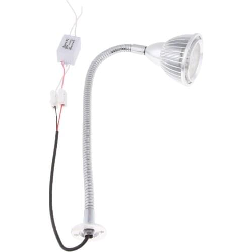 Gooseneck LED Reading Light - 5W, 12V, 6000K, Boat Chart / Map Light