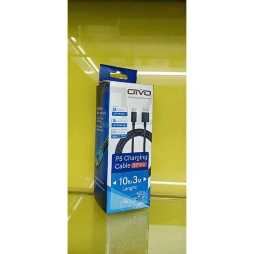 3m USB Type-C Charging Cable for PS5 Controller Wireless Controller Gamepad Charging Cable for PS5/Switch Pro USB Type-C Cord