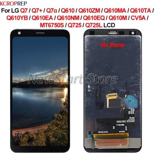 For LG Q7 Q7 Plus Q7a Q610 Q725 LCD Display Touch Screen Digitizer Assembly For LG CV5A MT6750S Q725L lcd Replacement Accessory