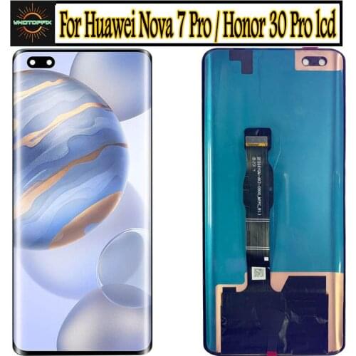 100% test 6.57" For Huawei Nova 7 Pro LCD Display Touch Screen Digitizer Assembly For Huawei Honor 30 Pro EBG-AN00 LCD Display