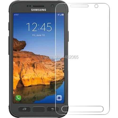 2pcs/lot 2.5D 0.26mm Clear Tempered Glass Screen Protector On For Samsung Galaxy S7 Active protective film For S7 Active Guard