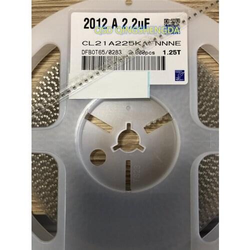 2000PCS 0805 2.2uF 225K 16V X5R 10% 2012 SMD Ceramic Chip Capacitor