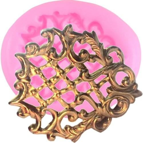 3D Craft Scroll Relief Silicone Mold DIY Party Cake Border Fondant Cake Decorating Tools Candy Clay Chocolate Gumpaste Moulds