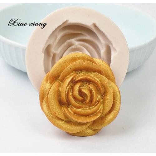 3D Rose Flower Silicone Molds For Baking Chocolate Confeitaria Candy Fondant Molds Wedding Cupcake DIY Cake Decorating Tools
