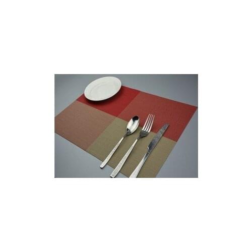 4PCS/LOT Placemat Coasters Heat-insulated Tableware PVC Placemat Kitchen Dinning Bowl Dish Waterproof Pad Table Mat EJI 0801